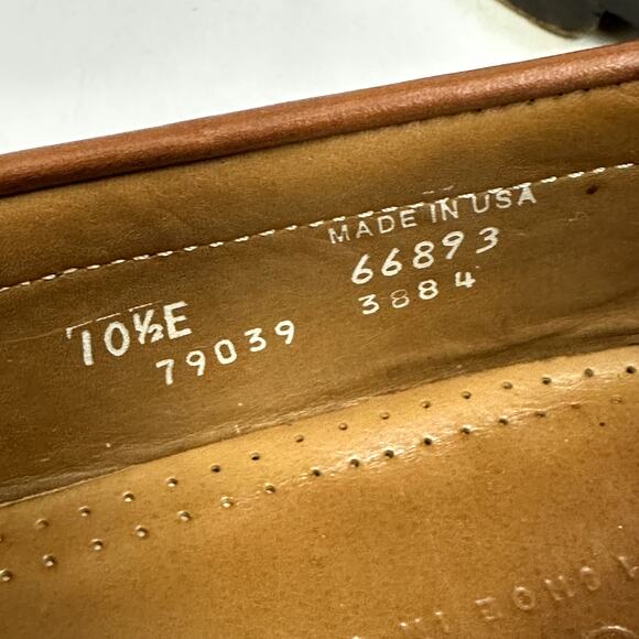 EUC Rancourt & Co. x FootJoy Tassel Loafer Kiltie Made in Maine USA 10.5 E Wide main image 2